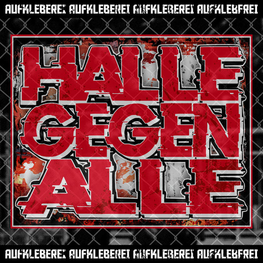 Sticker "Halle gegen Alle"