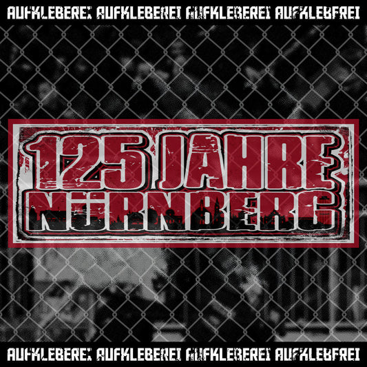 Sticker "125 Jahre Nürnberg"