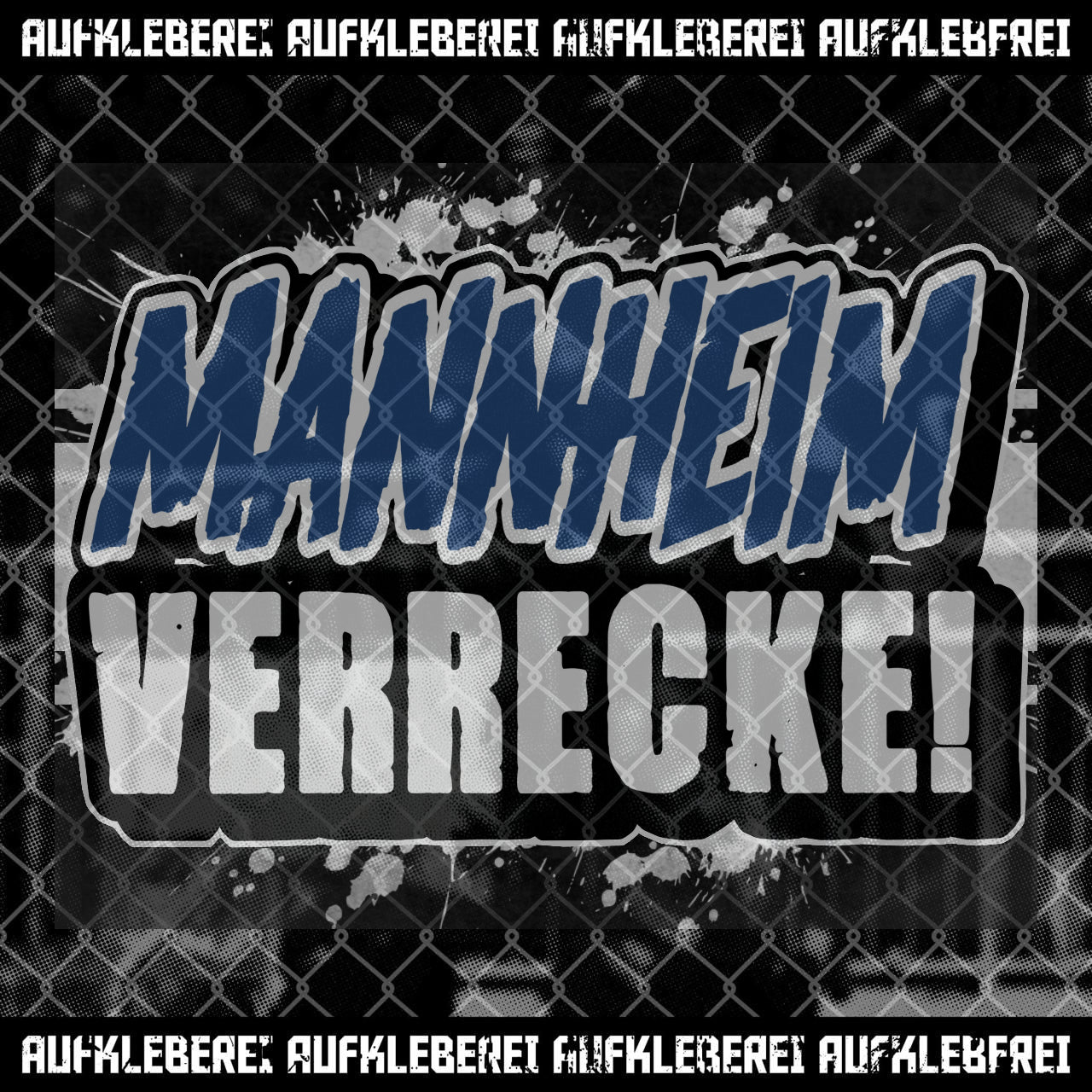 Sticker "Anti Mannheim" XL