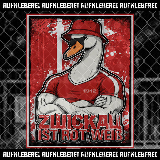 Sticker "Zwickau ist Rot Weiss"