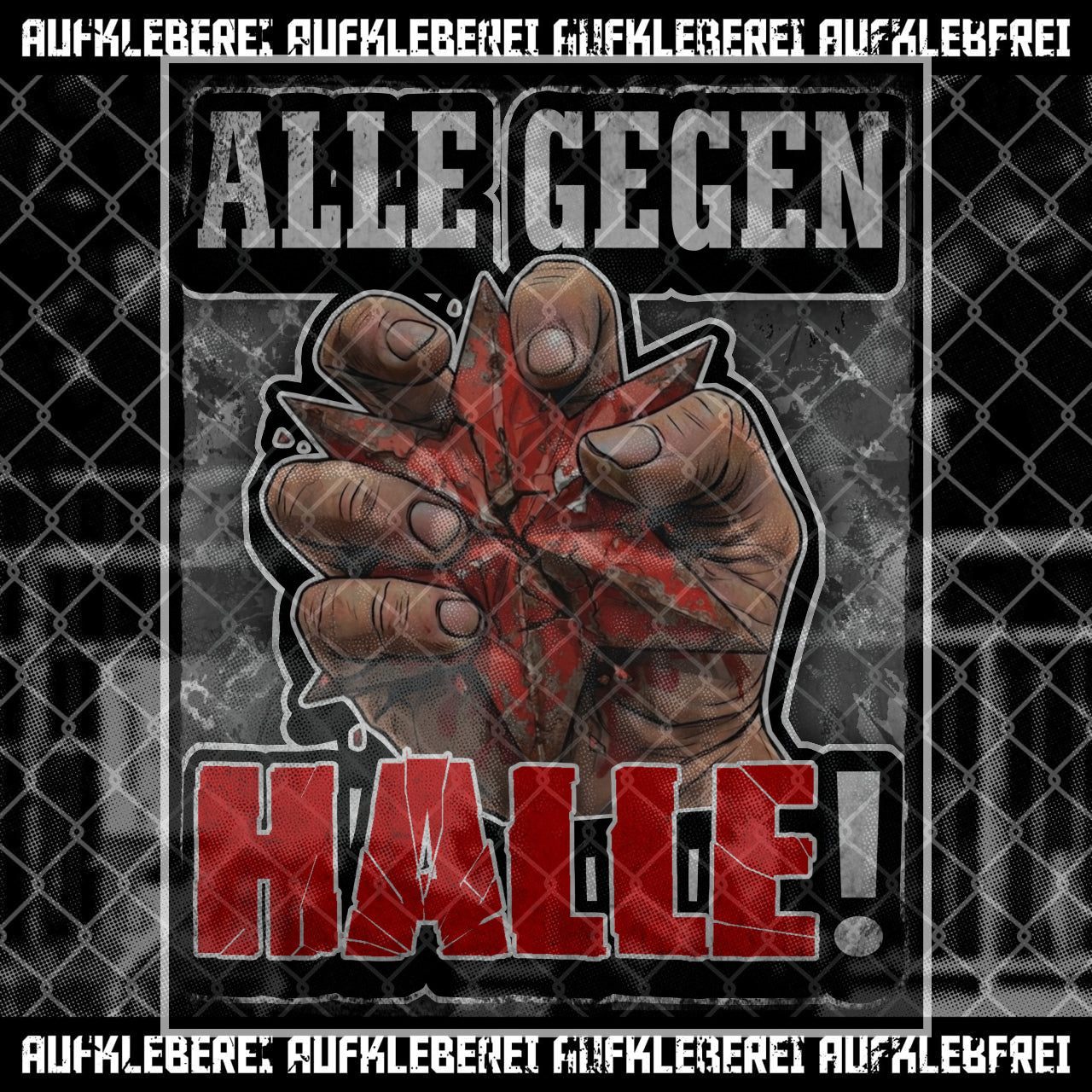 Sticker "Anti Halle" XL