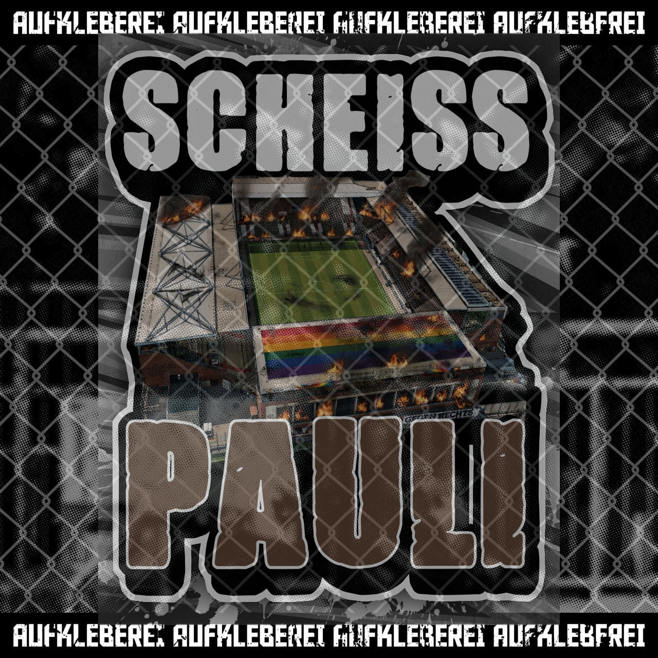 Sticker "Scheiss Pauli" XL