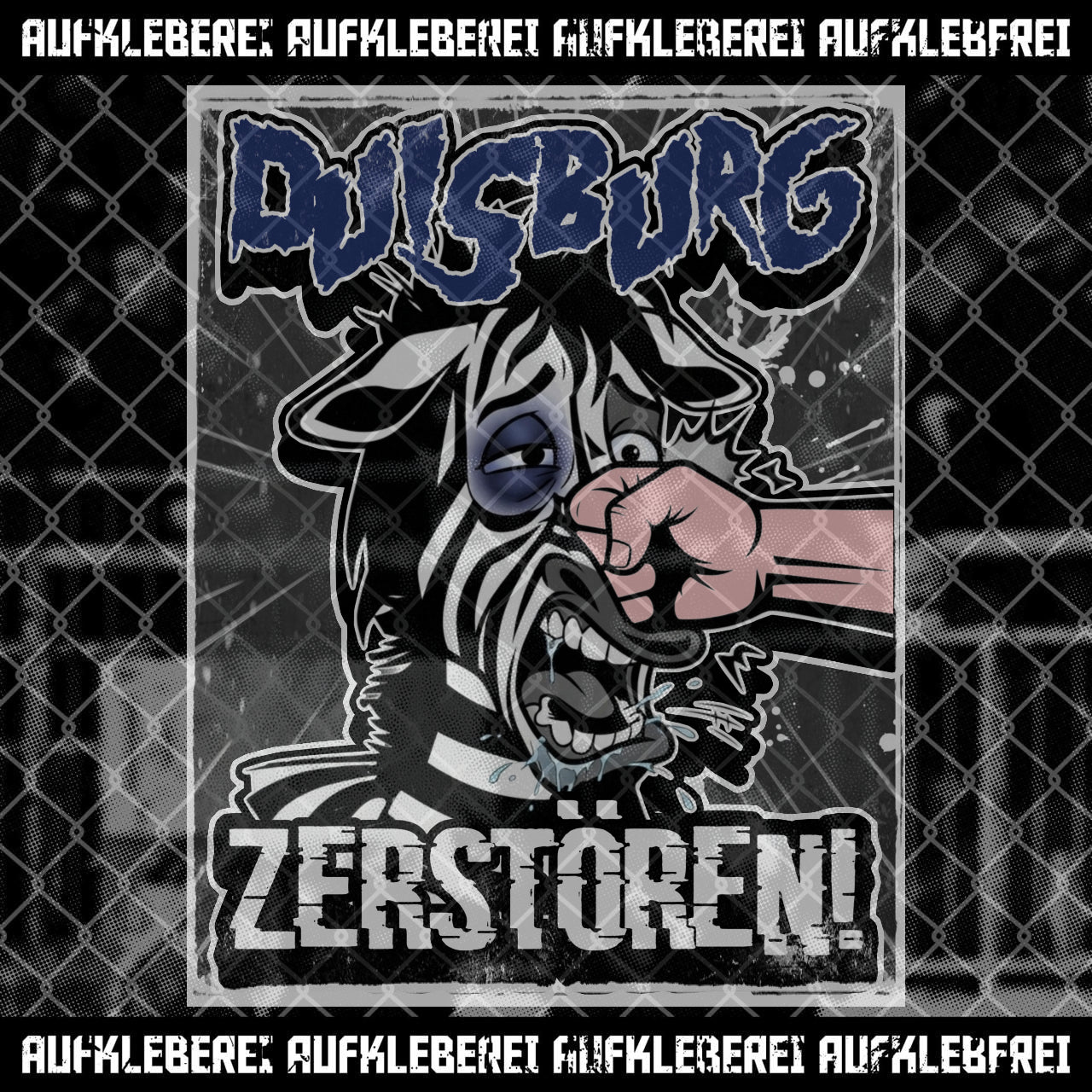 Sticker "Anti Duisburg" XL