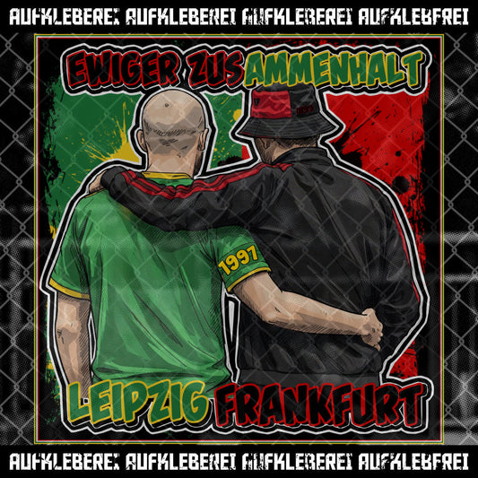 Sticker "Leipzig & Frankfurt "