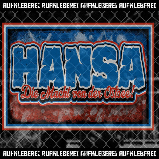 Sticker "Hansa Ostseemacht" XL