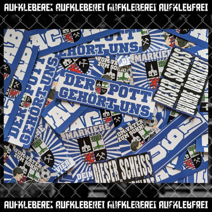 Nürnberg & Gelsenkirchen Überraschungsbox - Aufkleber & Kleberollen (ab Pro Box)