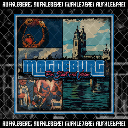 Sticker "Magdeburg für Stadt und Verein"